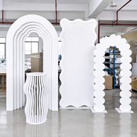 Arche de mariage en acrylique pour intérieur et extérieur, solution personnalisée, décoration et fournitures de mariage