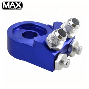 Universal Auto Parts Adjustable Aluminum Engine Oil Pressure <strong>Filter</strong> Temp <strong>Relocation</strong> Senor Adapter Oil Sandwich Plate Adaptor - Product Image 5