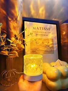 Vente en gros de lumières de Noël rotatives à projection de vaguelettes d'eau, 3/16 couleurs, pour la décoration de la maison, de la tête de lit et des fêtes - Product Image 2