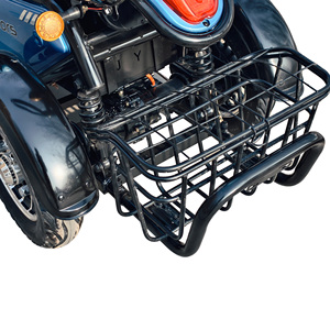 Tricycle électrique HLD 500w à carrosserie ouverte, scooter électrique à <span class=keywords><strong>3</strong></span> <span class=keywords><strong>roues</strong></span>, 2 places, <span class=keywords><strong>moto</strong></span> électrique, trike, vélo électrique d'extérieur pour adultes - Product Image 6