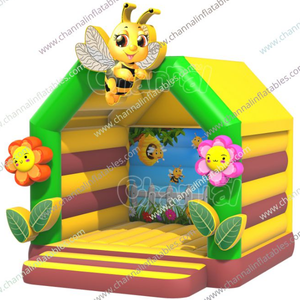 Nhỏ Bee Chủ Đề Inflatable Nhảy Nhà Thổi Lên Câu Lạc Bộ Đêm Đám Cưới Lều Thương Mại Trượt Nước Cho Trẻ Em Của Các Bên - Product Image 1