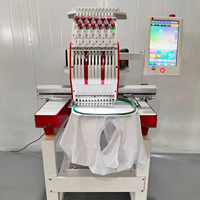 Yeshi Machine à broder informatisée à tête unique multi-fonctions Machine à broder les t-shirts et les vêtements