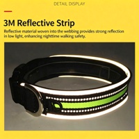 Collier pour chien anti-traction en nylon doux et confortable, style dessin animé, réfléchissant et réglable – Meilleure vente transfrontalière