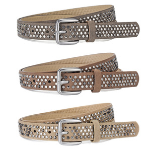 Cinturón de ante para <span class=keywords><strong>mujer</strong></span> Adornos de cuentas de estilo occidental únicos Cinturón vintage de gran venta con aleación de PIN simple - Product Image 5