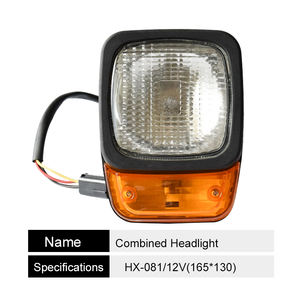 จีนขายส่ง 12V รถยกรวมโคมไฟหัวรถยกไฟหน้าพวงมาลัยหลอดไฟ HX-081/12V(165*130) - Product Image 5