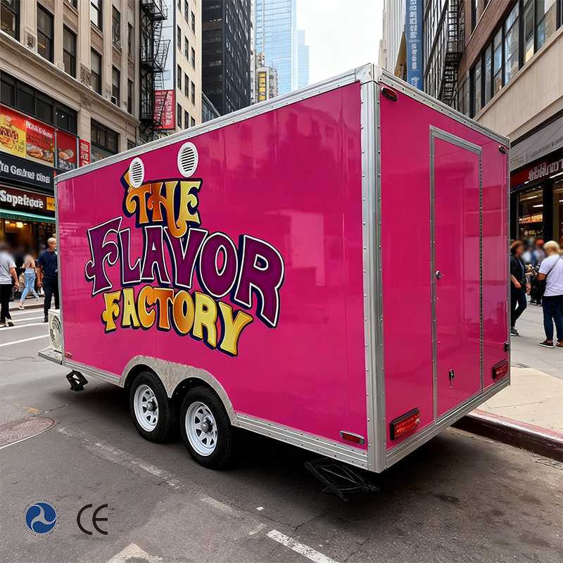 12ft Commercial Mobile Fast Food Truck