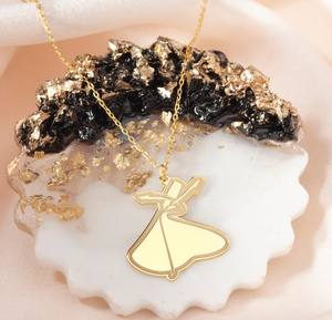 Collana AlifLamMim in Acciaio Inossidabile Inspire Jewelry, Ciondolo Islamico, Gioielli Musulmani, Regalo Sufi, Vendita Calda - Product Image 4