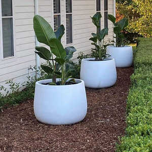 Maceta Moderna Premium de Fibra de Vidrio FRP, Ecológica, Duradera, Grande y Decorativa para Jardín, Patio o Decoración Interior - Product Image 6