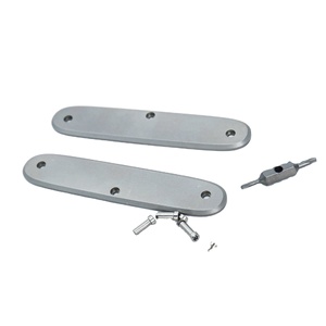 Alliage de titane fabriqué en Chine gr5 surface sablée argent balances de manche de <span class=keywords><strong>couteau</strong></span> de l'armée <span class=keywords><strong>suisse</strong></span> - Product Image 1