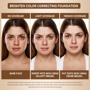 <span class=keywords><strong>Poudre</strong></span> fixante pour le visage en marque propre avec couvrance totale, contrôle du sébum, fini mat, longue tenue, texture lisse, cosmétiques, maquillage - Product Image 3