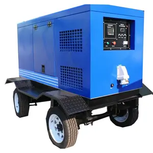 10kva 225a portable 110v 3 phase welding machine on generator