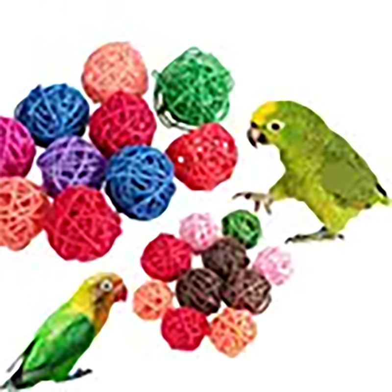 Bird Pet Chewing Toys Parrot Rattan