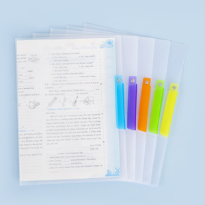 Rotating A4 Storage <b>Folder</b> Large Capacity Binder Transparent Insert Rod Test Paper Clip Special <b>Binding</b> Book Artifact - Product Image 2