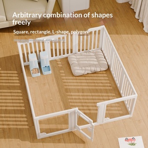Cerca para Cães, Portão Interno, Barreira de Segurança, Adequado para Animais de Estimação, Cães Pequenos, Uso Doméstico, Polietileno de Alta Densidade, Transparente, Moderno, com Botão - Product Image 3