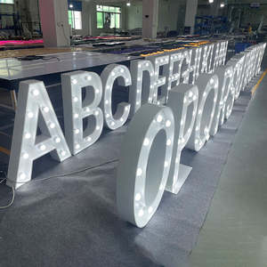 Grande lettera segno maruqee 4 piedi lettere d'amore gigante lettera tendone <span class=keywords><strong>Led</strong></span> luci luci lettere per interni - Product Image 2