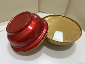 Two-Piece Tin Can Bowl Food Grade for Instant <strong>Bird</strong> <strong>Nest</strong> Packaging Snacks Milk Candies Chocolates Sugar Noodles Pet Food Salad - Product Image 2