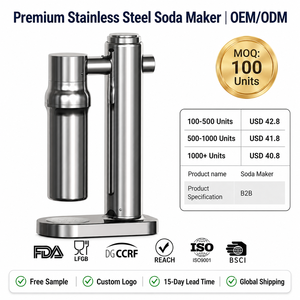Máquina <span class=keywords><strong>de</strong></span> Agua Carbonatada Manual <span class=keywords><strong>de</strong></span> Sobremesa KangTan KT-202A, <span class=keywords><strong>Dispensador</strong></span> <span class=keywords><strong>de</strong></span> Soda con Recarga <span class=keywords><strong>de</strong></span> 1L para Uso en Hoteles - Product Image 1