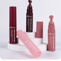 O'CHEAL Light Lock-In Matte Lip Tint 4 Warna Tahan Lama Tidak Luntur Lip Stain Cair Matte Lip Gloss Anti Luntur