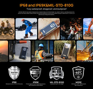 Smartphone robuste <span class=keywords><strong>Doogee</strong></span> <span class=keywords><strong>S86</strong></span> Pro IP68, 8500 mAh, 6,1 pouces, 8 Go + 128 Go, Helio P60, bandes mondiales, triple caméra, thermomètre, téléphone portable - Product Image 4