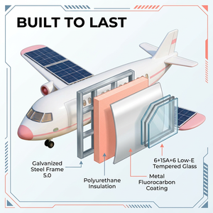 Villa préfabriquée en forme d'<span class=keywords><strong>avion</strong></span>, autonome et écologique, pour complexe hôtelier et hébergement hors réseau, en promotion - Product Image 4