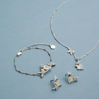 Collier pendentif oiseau touffeté en acier inoxydable plaqué or et argent, tendance océanique, exquis, pour femme, cadeau pierre de naissance de juillet