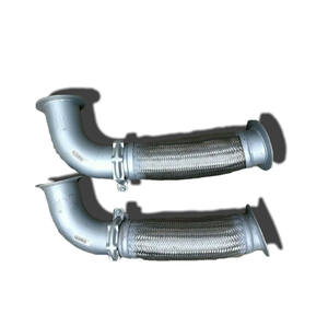 Tubo Flessibile Di Scarico Auto 42mm - Connettore In Acciaio Inox Con Fascette Per Marmitta - Foto 4