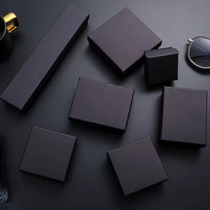 <b>Cheap</b> Custom Black <b>Gift</b> Box for Keychain Bracelets Earrings Necklaces Jewelry <b>Boxes</b>,giftboxes - Product Image 5