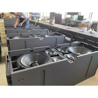 Sinbosen KA-1 Line Array passif, aimant en néodyme, haut-parleurs de scène 3 voies, double 15 pouces