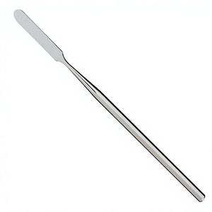Cuchara Facial de Acero Inoxidable Personalizada ASAP, Espátula para Mezclar Maquillaje, Paleta Recta de Acero Vacía, Proveedor ABP-010901 China - Product Image 1