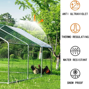 Tùy Chỉnh Di Động Gà Coop & Thỏ Hàng Rào Thoáng Khí Không Thấm Nước Dây Lưới Bán Buôn Kim Loại Thép Không Gỉ Lồng Trên Bán - Product Image 3