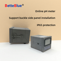 Pengukur pH Online Industri Sensor Jembatan Garam Ganda 4-20mA RS485 Monitor Digital