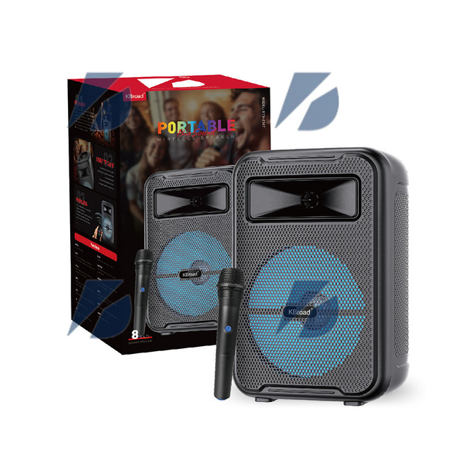 GTS Wireless Portable Outdoor Dj Party BT Speakers with TWS&FM&USB 8 Inch KTS-2167 Factory Price