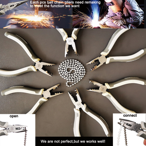 Metal zincir marangoz pense hollanda kör roma dikey bilyalı sürekli döngü - Product Image 6