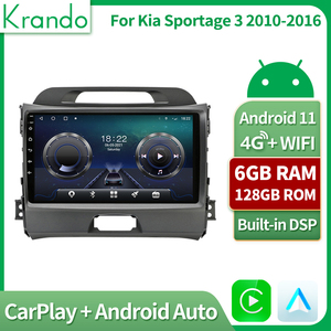 <span class=keywords><strong>Autoradio</strong></span> <span class=keywords><strong>GPS</strong></span> Android Krando 64G/128G avec écran tactile IPS complet pour <span class=keywords><strong>KIA</strong></span> <span class=keywords><strong>Sportage</strong></span> 3 2010-2016 Système multimédia de voiture Carplay BT - Product Image 2