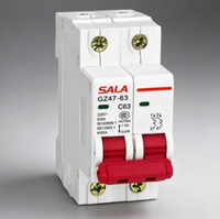 Disjoncteur miniature (MCB) 1P/2P/4P C16-C63, 4,5/6 kA AC