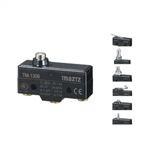 TMAZTZ TM-1306 Micro Switch ต้นฉบับ100% จำหน่ายลูกสูบแอ็กชันสำหรับการควบคุมเครื่องอัตโนมัติแทนที่ Z-15GD-B