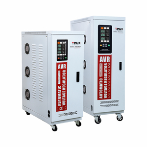 TNS 10kVA 30kVA 100KVA AC 380V 3相高精度銅サーボモーター制御デジタル自動電圧安定器 - Product Image 1