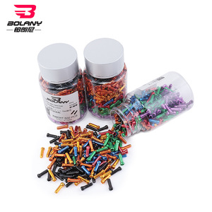 Tapas de cable para bicicleta Bolany, de aleación de aluminio, colores mixtos, para cable de desviador, para bicicleta de montaña - Product Image 4