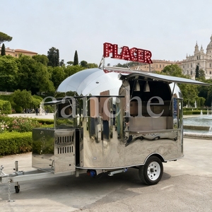 Remolque de Comida de Acero Inoxidable Totalmente Equipado con Cocina para Barbacoa para Comida Rápida y Café Móvil de Aperitivos - Product Image 2
