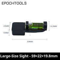 Niveau magnétique miniature EPOCHTOOLS avec viseur à bulle, précision de 1,0 mm/m, garantie de 3 ans, aimant de 50 mm, plage de mesure de 0 à 10 mm