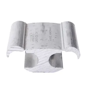 Klem Alur Paralel Penjepit Logam Campuran Aluminium Tipe H untuk Kontaktor Aluminium