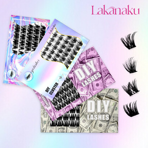 Lakanaku Diy <b>Lash</b> Extension <b>Kit</b> 24 Fan L13 16V F4 Volume False Eyelashes Reusable For General Population - Product Image 3