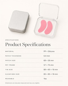 Maschera per Occhi in Silicone Leggera e Riutilizzabile con Applicatore in Metallo - Product Image 5
