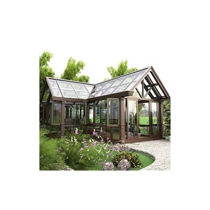 Villa de luxe personnalisée en aluminium, véranda extérieure, jardin, style européen, verre trempé translucide isolé, <span class=keywords><strong>triangle</strong></span> - Product Image 5