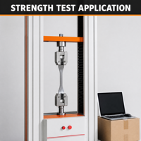 Machine d'essai universelle électronique à structure rigide à double colonne et entraînement par vis à billes