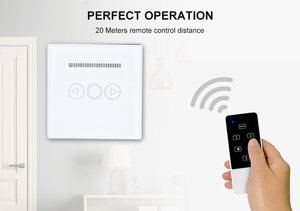 <span class=keywords><strong>RF</strong></span> ánh sáng Dimmer chuyển đổi 240V tinh thể màn hình cảm ứng Glass Bảng điều chỉnh mờ chuyển đổi ánh sáng với điều khiển từ xa và LED Dimmer chuyển đổi - Product Image 4