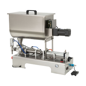 Machine de remplissage de mélangeur semi-automatique pour sauce tomate liquide au miel et <span class=keywords><strong>salsa</strong></span> pour applications de boissons Garantie 1 an - Product Image 1