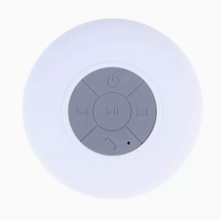 Cadeau d'entreprise promotionnel, solaire portable, alimenté par 1,2 V CC pour haut-parleur V2.0, autonomie de la batterie de 15 à 20 heures, support de téléphone LED RVB, radio FM