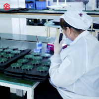 Service de prototypage de circuits imprimés (PCB) et de montage de circuits imprimés (PCBA) SMT, circuits imprimés multicouches FR4 à demi-trous, origine Chine, modèle OEM pour l'électronique industrielle