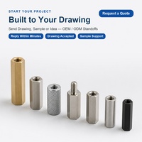 Entretoise hexagonale personnalisée, pilier fileté de précision mâle-femelle, usinage CNC, tournage suisse, laiton, acier inoxydable, aluminium, nylon, OEM